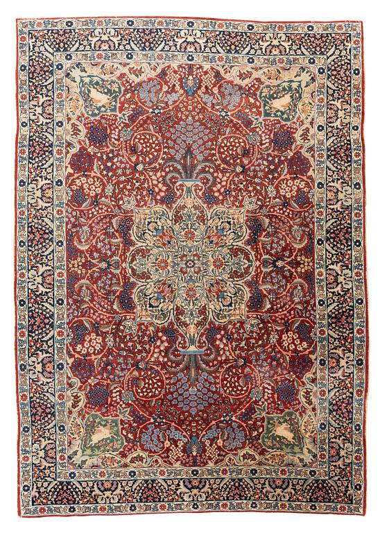 Matto, semi-antique Tabriz, ca 353 x 241 - 245 cm.
