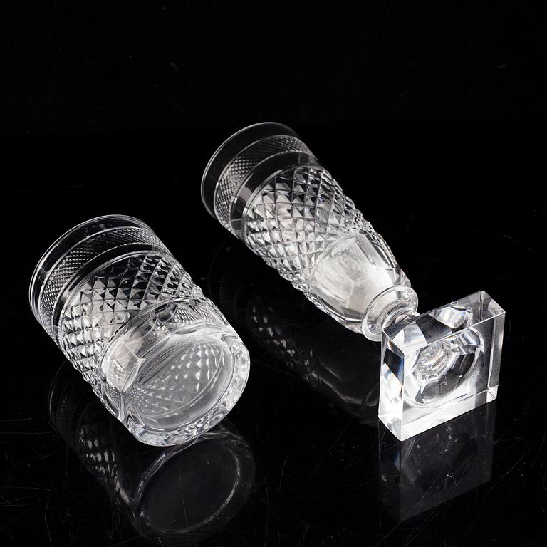 Elis Bergh, a part 'Kent' glass service, Kosta Boda (48 pieces).