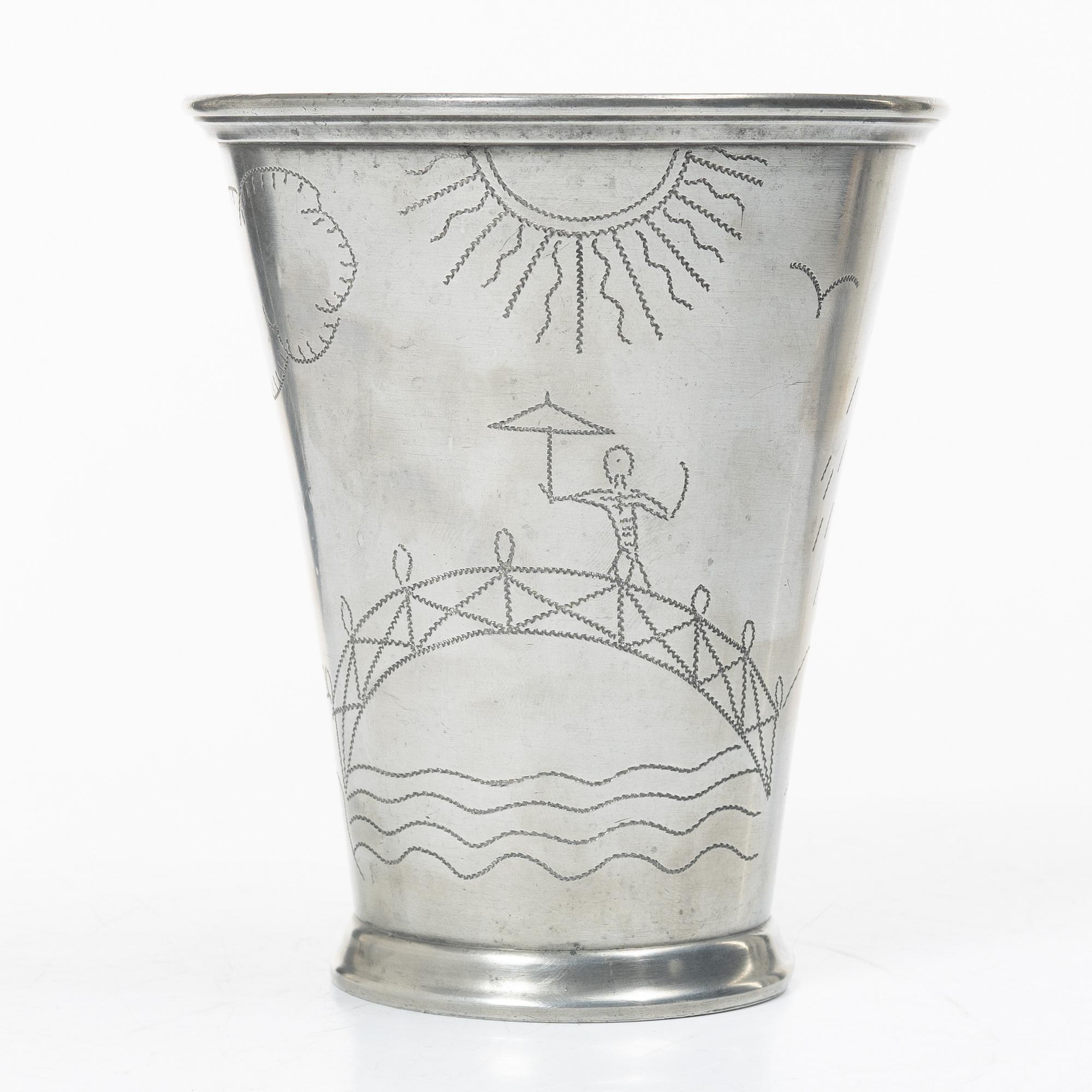 Firma Svenskt Tenn, a vase, Stockholm, 1924.