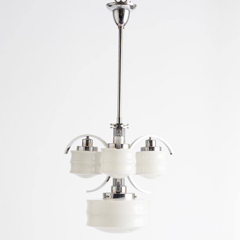 A ceiling lamp, Central Europe, mid-20th Century.
