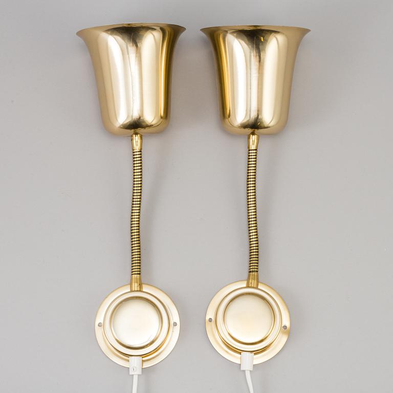 A pair of second half of the 20th century wall lights.