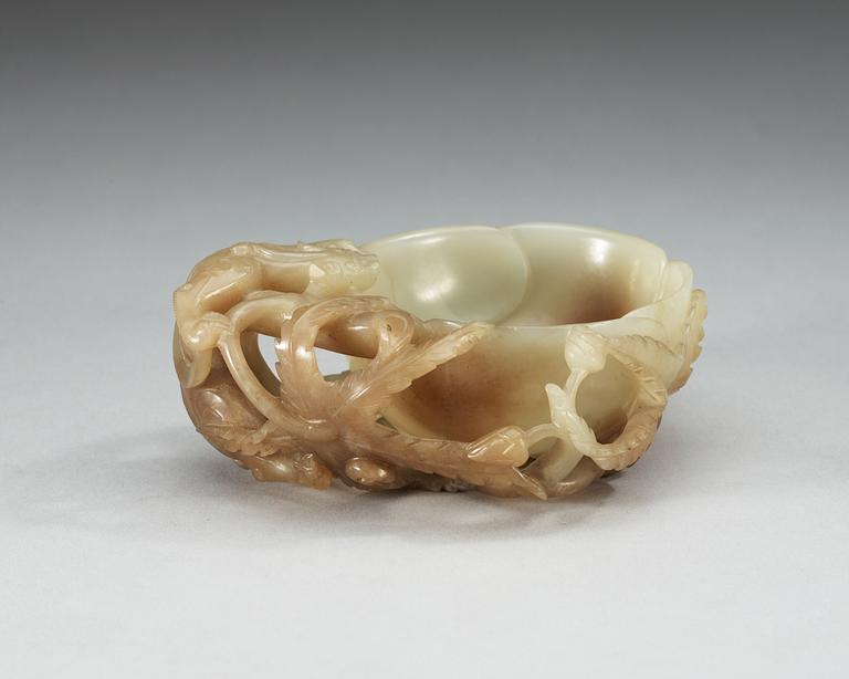 A ceremonial wine cup, late Qing dynasty.