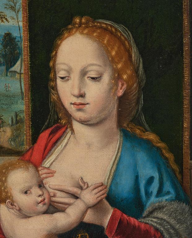 Joos van Cleve, circle of, Maria Lactans, The Nursing Madonna.