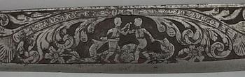 KNIV, Spanien, järn, 1600-1700 -tal.