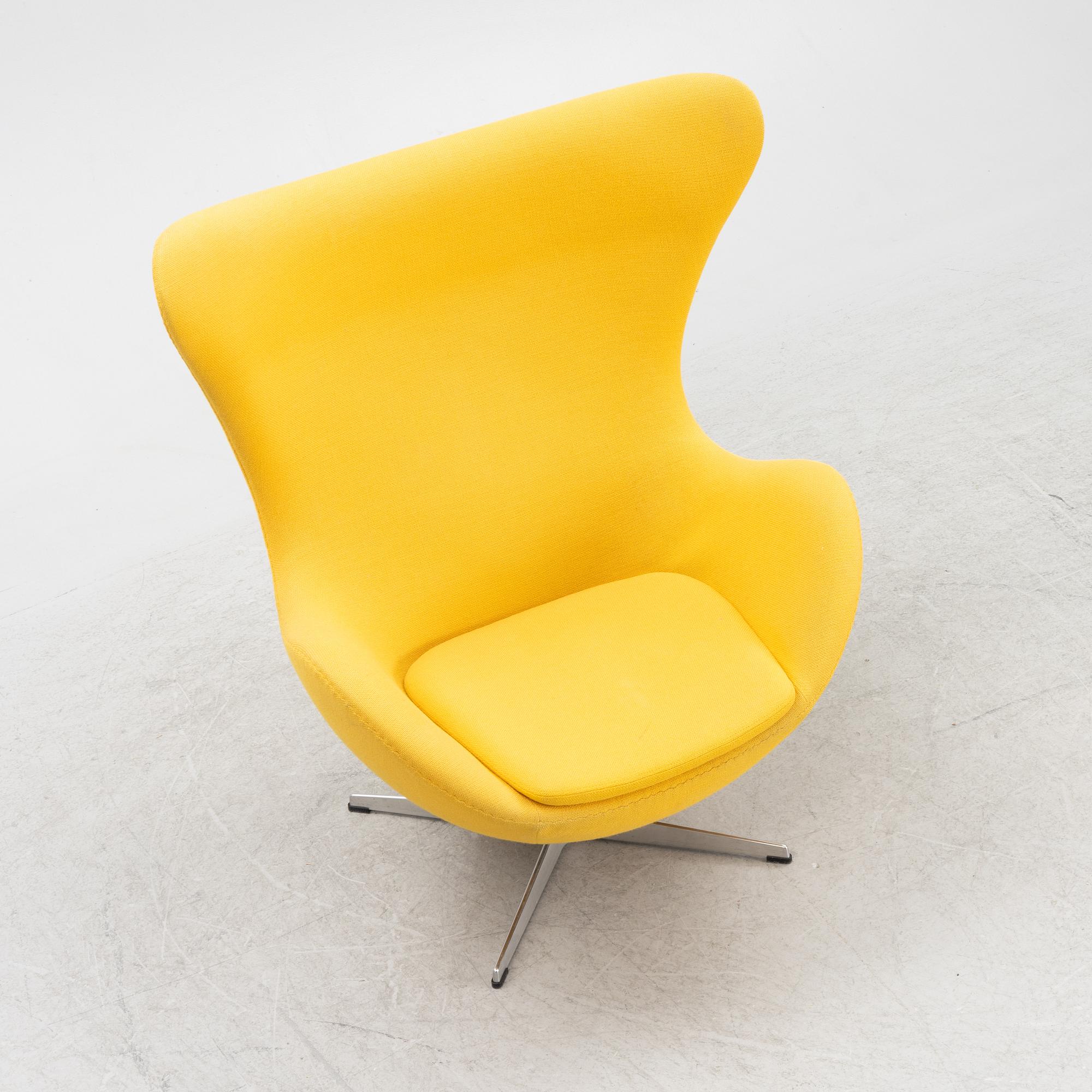 Arne Jacobsen, fåtölj, "Ägget", Republic of Fritz Hansen, Danmark, 2006.