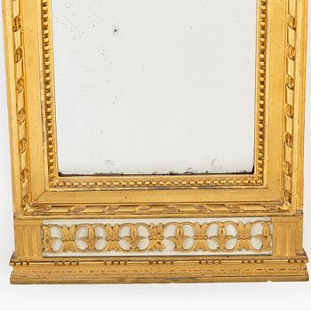 A late gustavian mirror, Stockholm ca 1800.