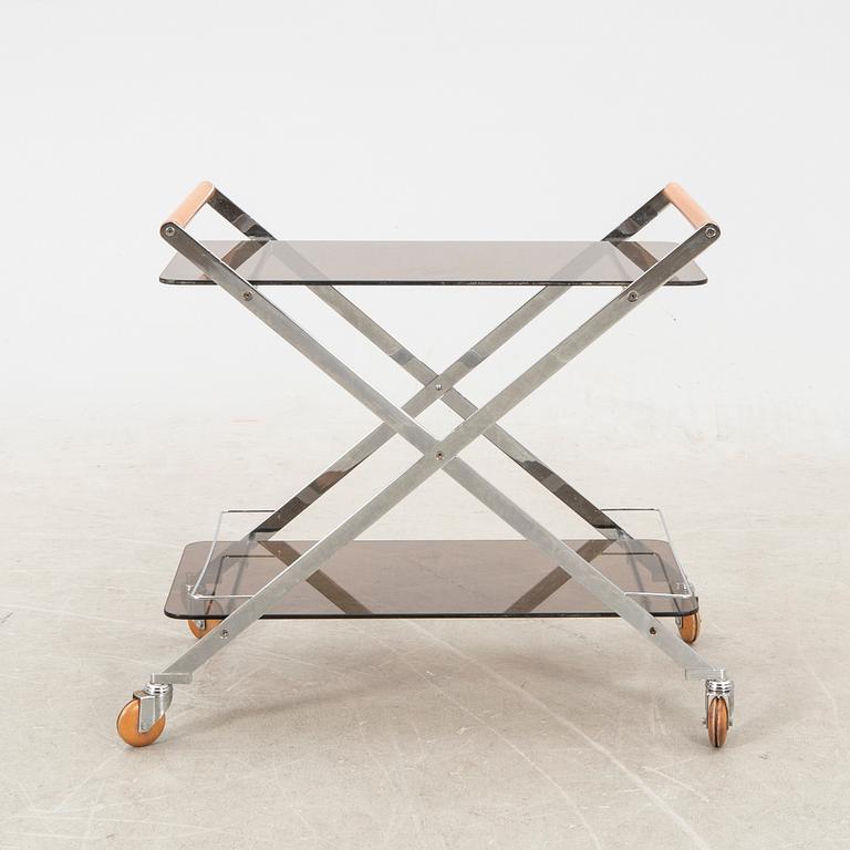 Serving cart late 20th century.