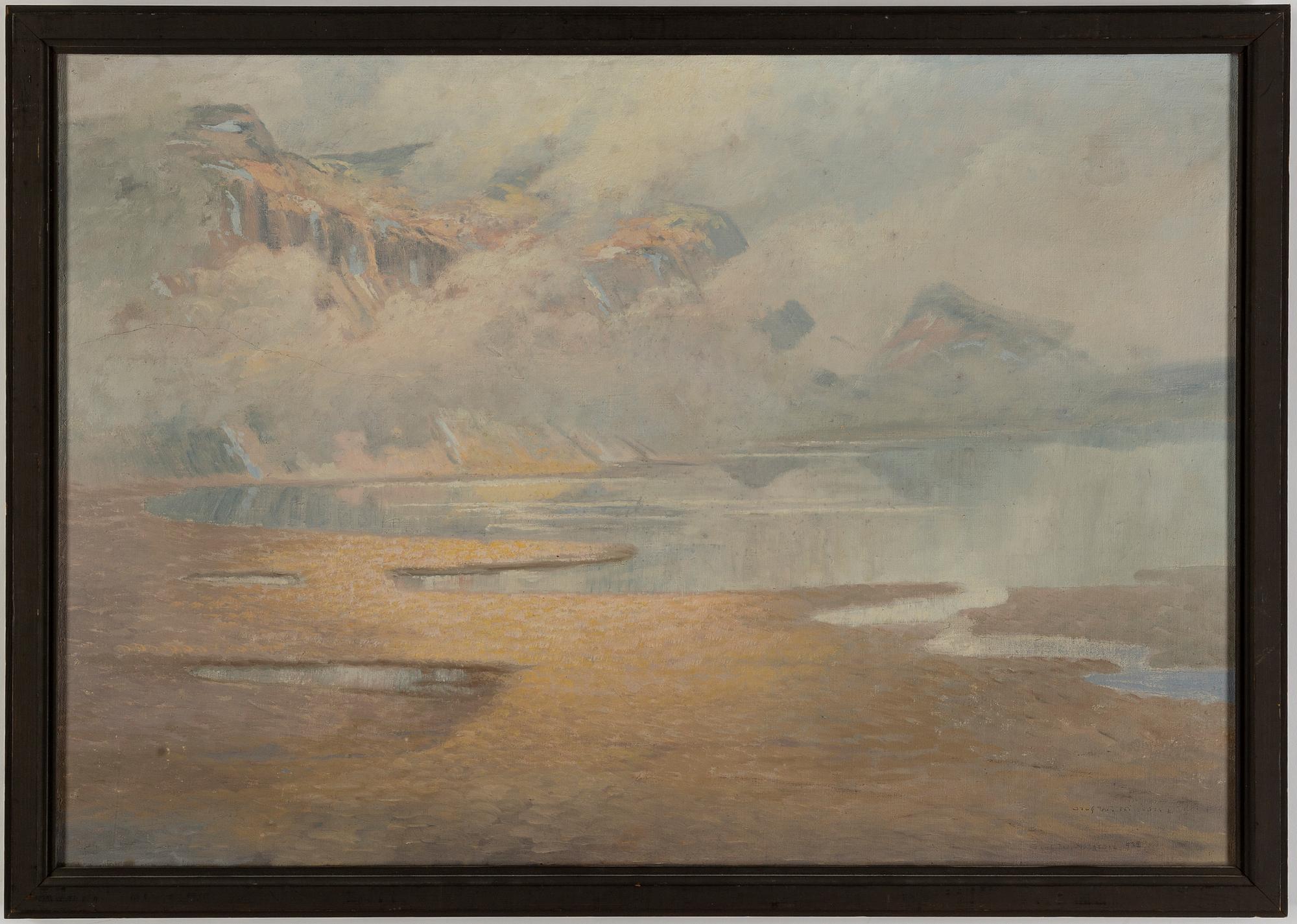 OLOF WALFRID NILSSON, oil on canvas, signed and dated 1932.