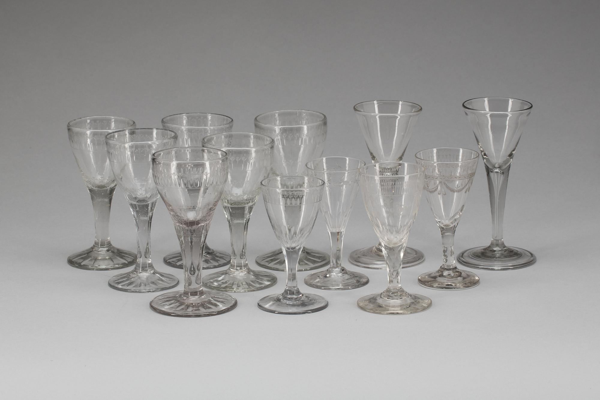 PARTI GLAS, 12 st. 1800-tal.