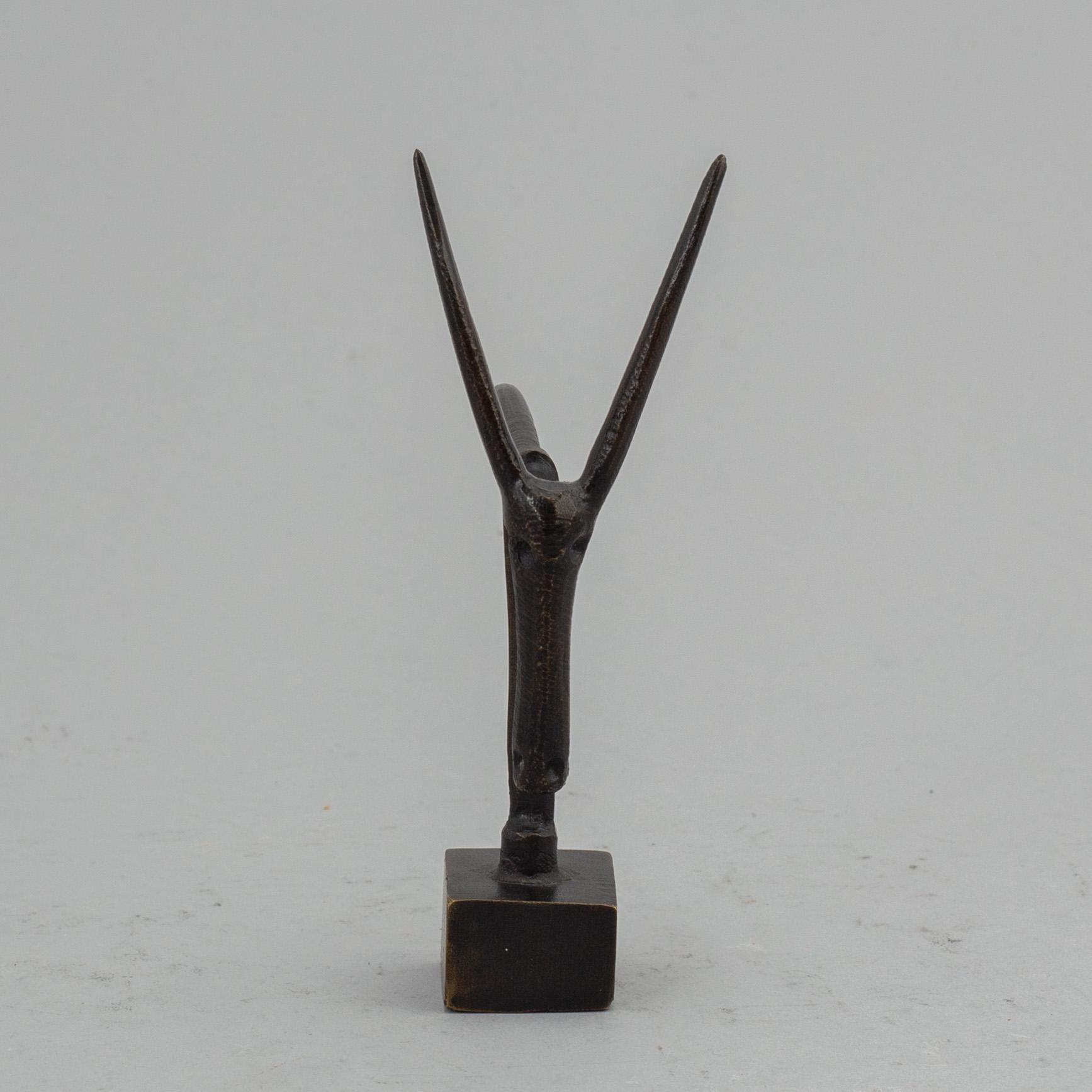 KG BEJEMARK, sculpture, bronze, signed KGB.