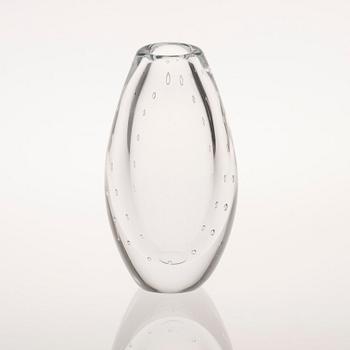 VAS, glas, "Pärlbandet", signerad G Nyman Nuutajärvi Notsjö, 1980-tal.