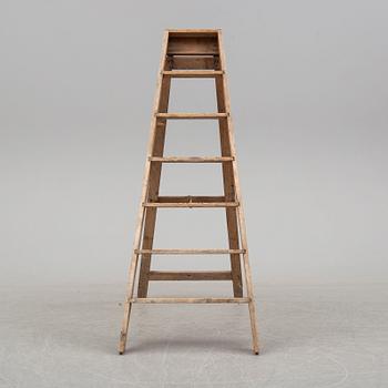 a 20th century wooden ladder.