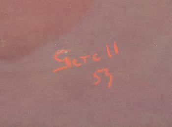 GRETA GERELL, pastell, signerad och daterad -53.