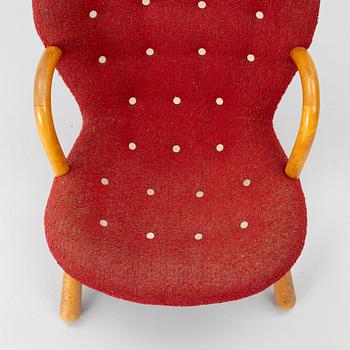Scandinavian Modern, fåtölj, Musling/Clam Chair, 1940/50-tal.