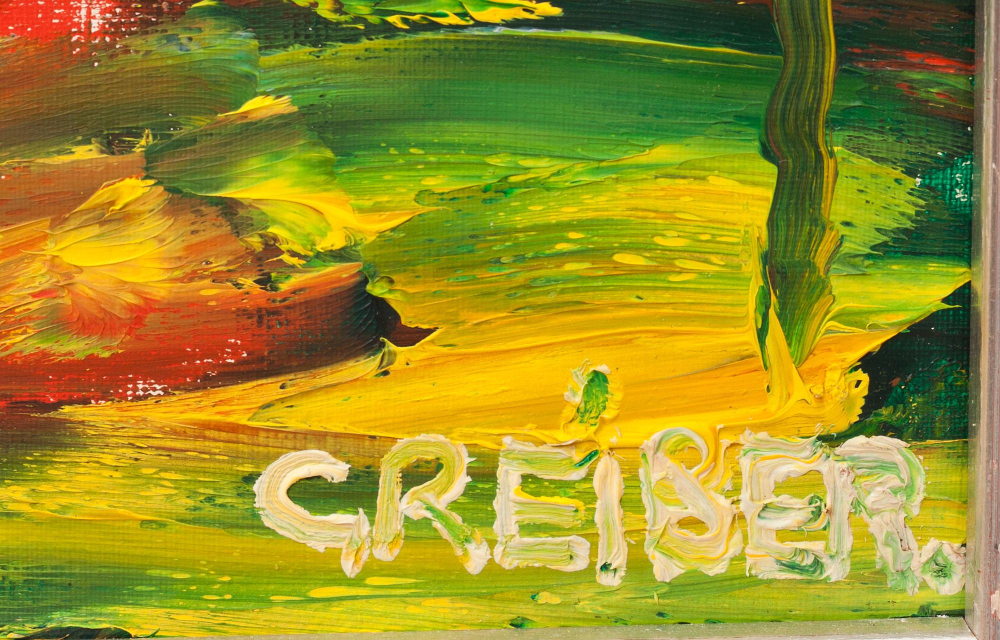 GUNNAR GREIBER, olja på duk, signerad.