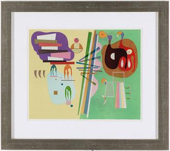 WASSILY KANDINSKY, after, lithograph, from Derrière le Miroir. No. 179, June 1969.