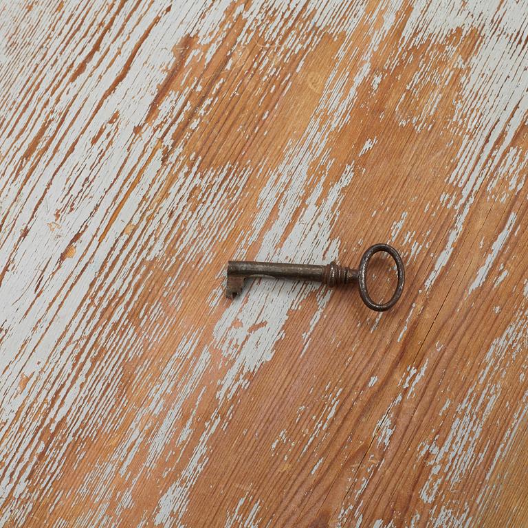 A painted pine side table, late 19th Century.