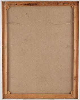 BERTA HANSSON, oil on canvas, signed and dated -80 on verso.