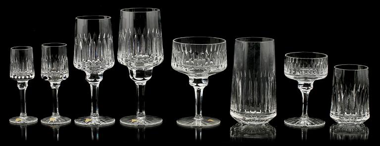 GLASSERVIS, 97 delar, glas, Kosta, 1960-tal.