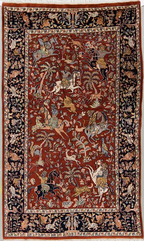 MATTA, Ghom, figural, old. Ca 202x115 cm.