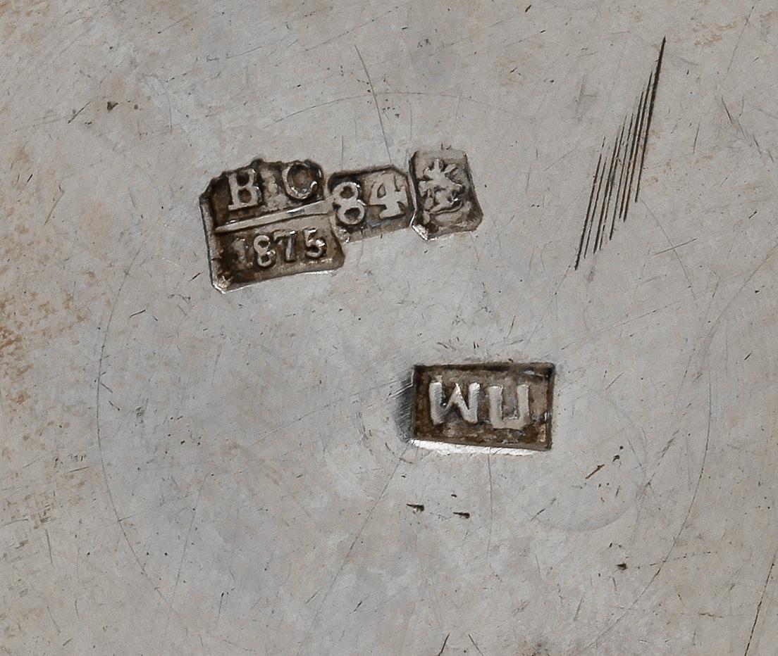 BÄGARE, silver, Moskva Ryssland 1875.