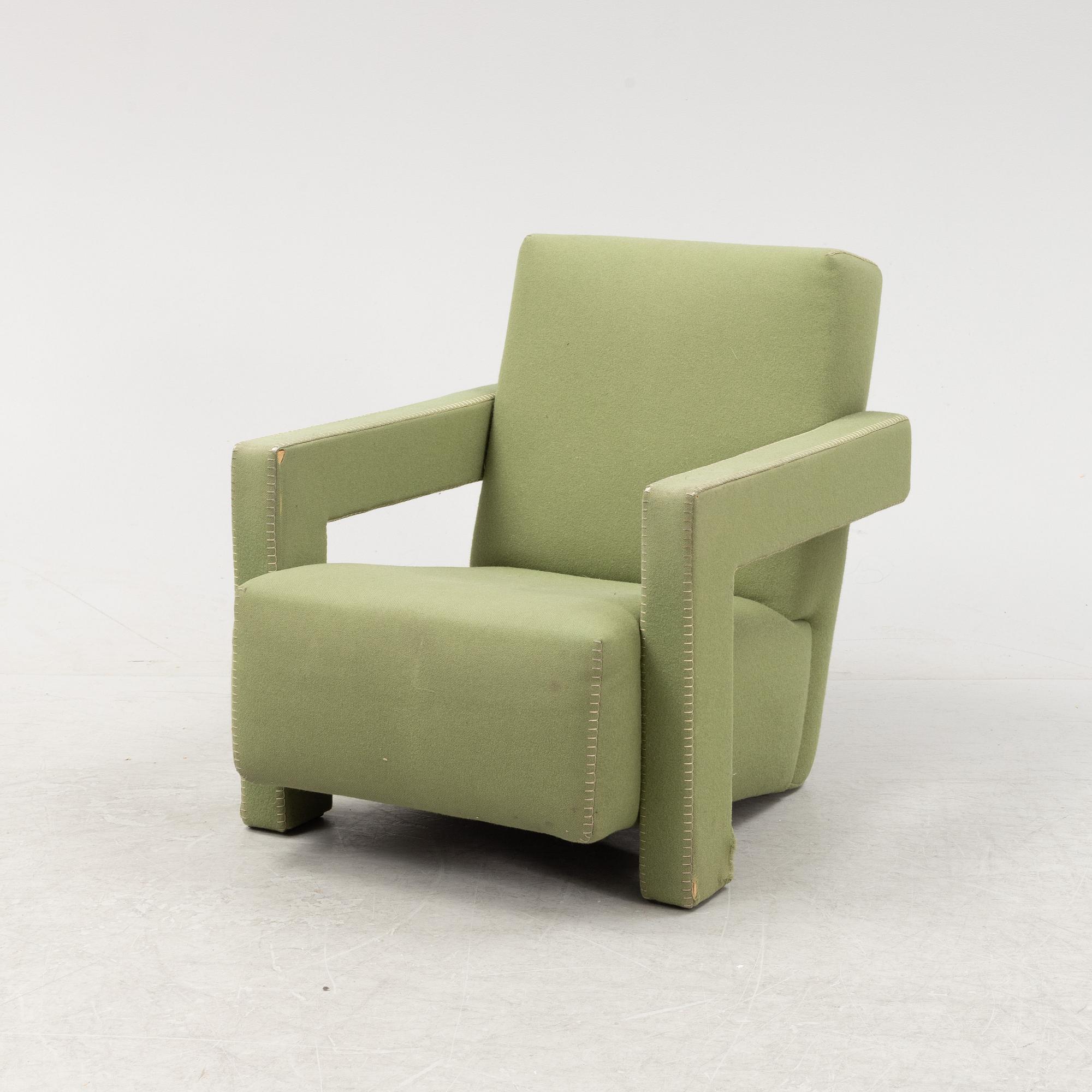 An 'Utrecht' lounge chair by Gerrit Rietveld for Cassina, designed 1935.