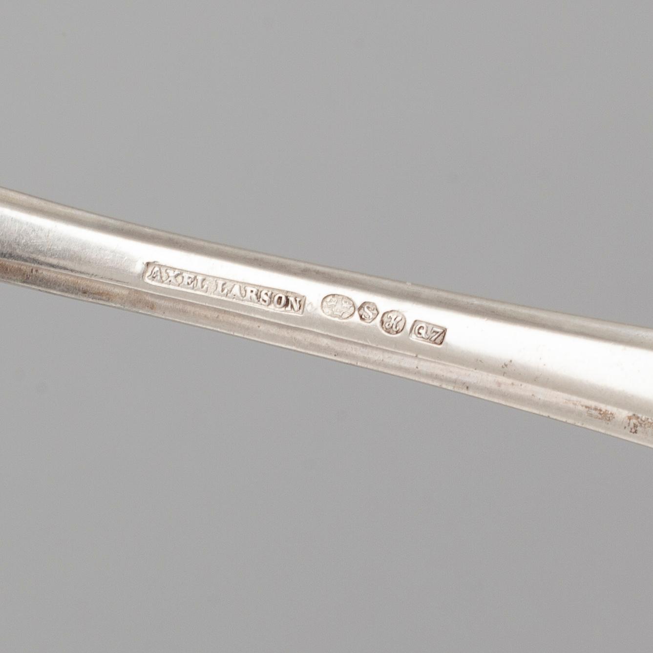 BESTICKSERVIS, 108 delar, silver, Axel Larson, Helsingborg, huvudsakligen 1918.