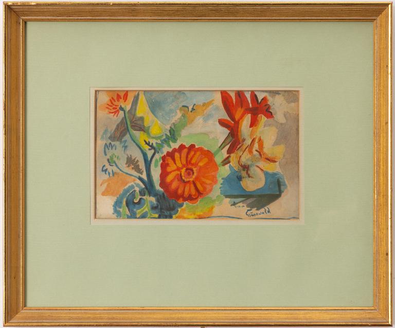 Isaac Grünewald, Flower still life.