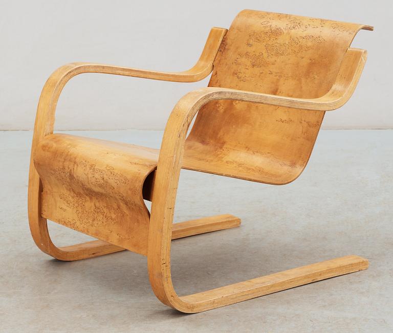 ALVAR AALTO, karmstol, modell 31, Huonekalu-ja Rakennustyötehdas Oy, Finland 1930-40-tal.