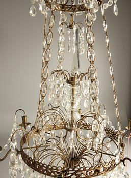 LJUSKRONA, gustaviansk stil, sk Hagamodell, 1900-talets början. H 78.