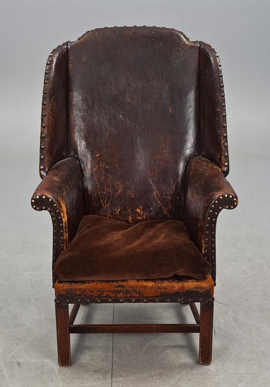 FÅTÖLJ, F Parker & Sons Ltd, England tidigt 1900-tal.