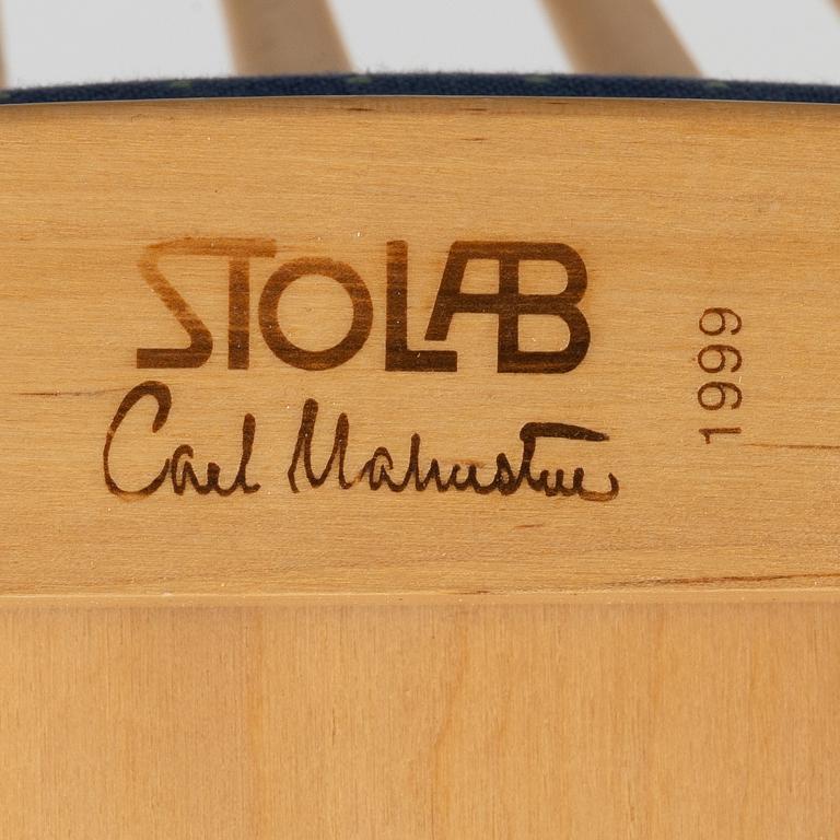 Carl Malmsten, matbord med 4 stol."Vardags", Stolab, 1999.