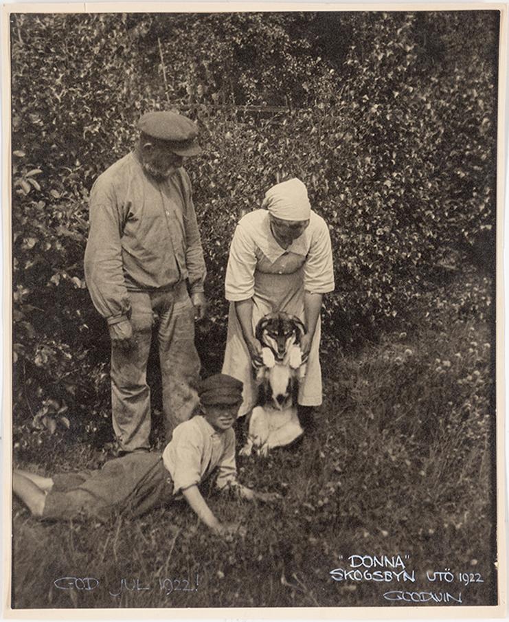 HENRY B. GOODWIN, photography, signed Goodwin and dated Utö 1922.