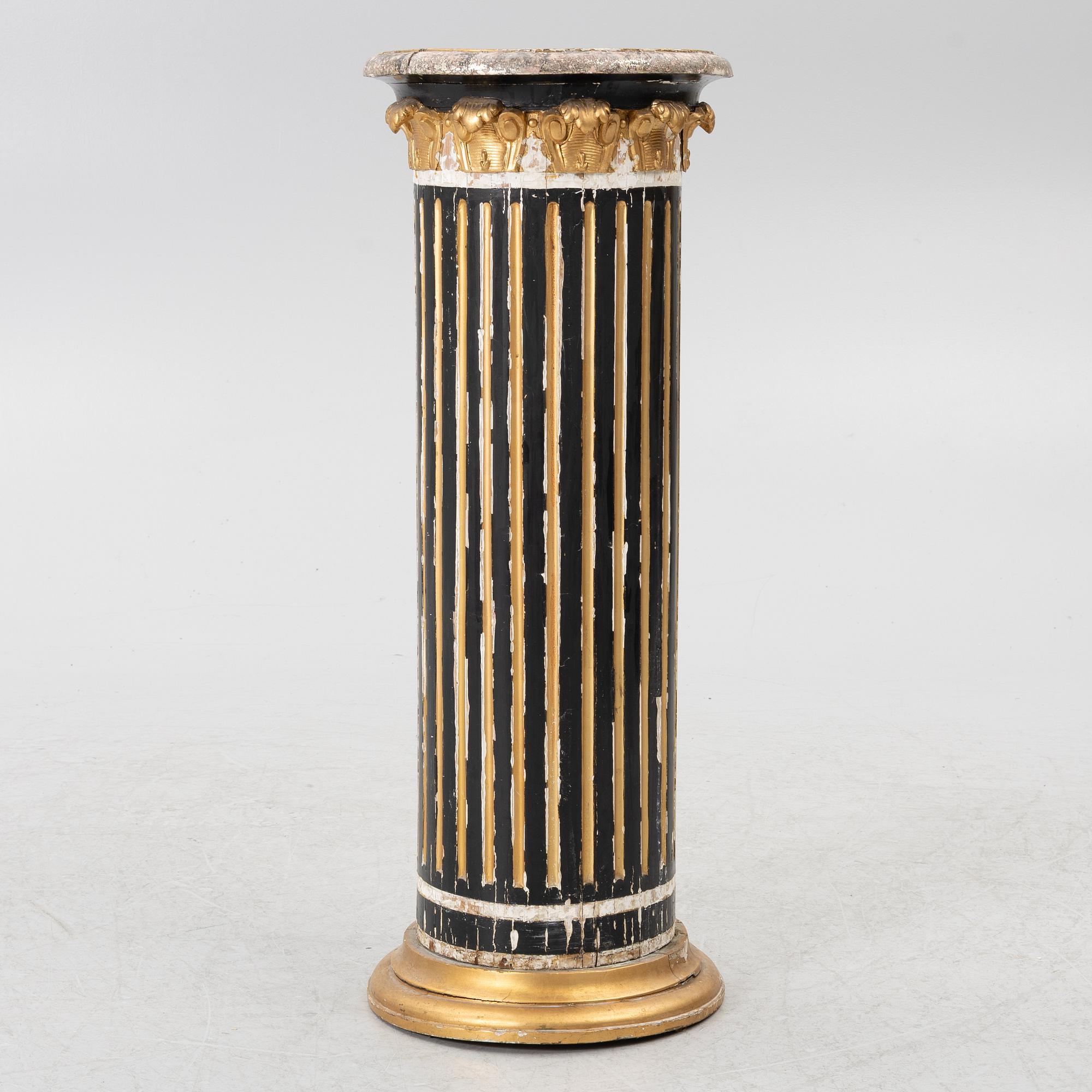 Piedestal, 1800-talets slut.