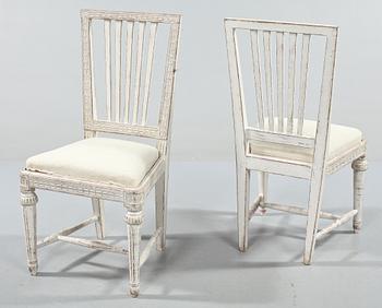 STOLAR, 3 st, gustaviansk stil, 1900-talets första del.