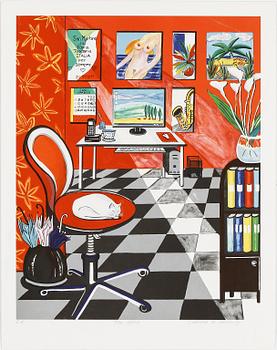 CECILIA B GRÖNING, 2st, färglitografier, signerade, ea-upplaga.