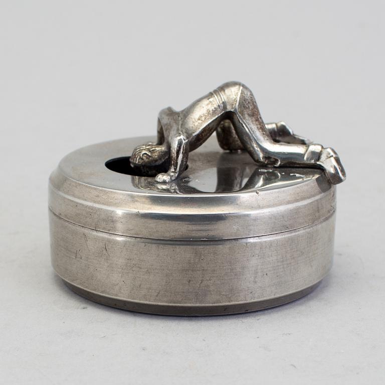 A 1930s/40s pewter box from Widerholm & Dahlberg, Eskilstuna.