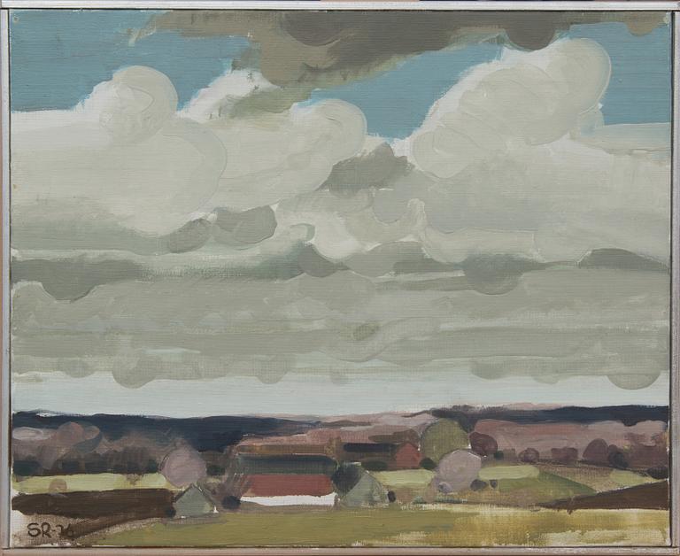 STEN OSCAR RUNDGREN, olja på duk, signerad SR och daterad -76.