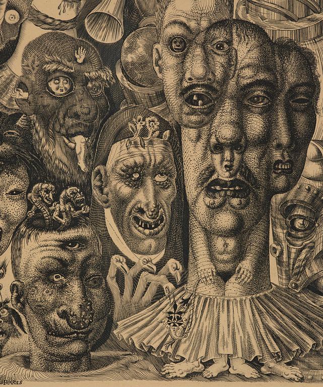 Eduard Wiiralt, "Põrgu" (Hell).