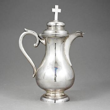 NATTVARDSKANNA, silver, K.G. Markström, Uppsala 1907, 590 g.