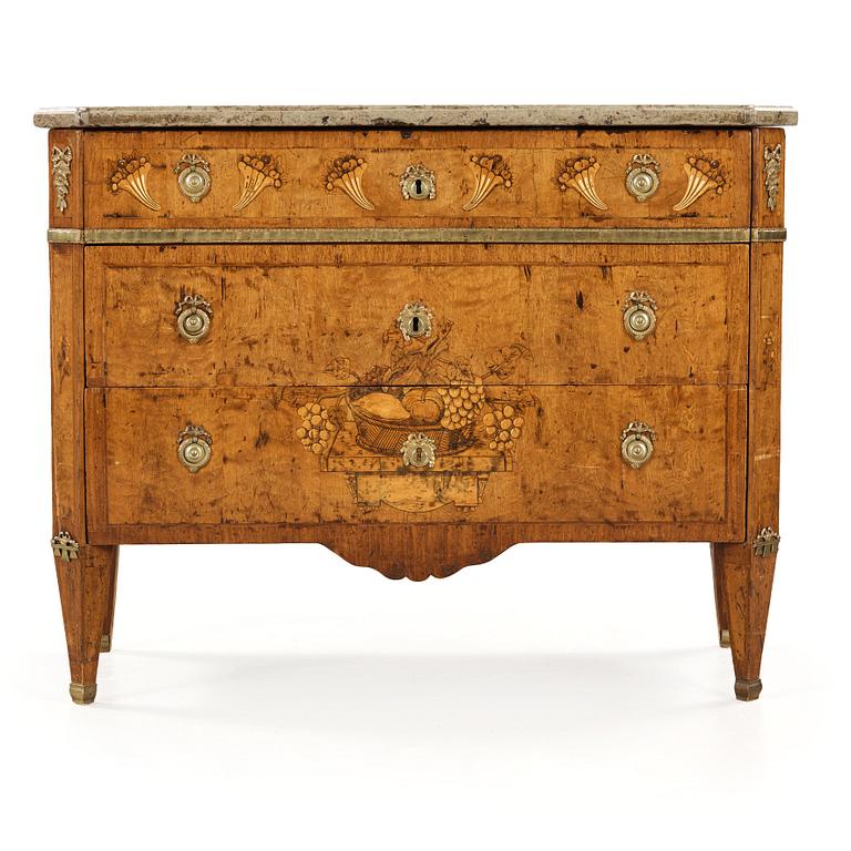 BYRÅ, Carl Lindborgs art (mästare i Stockholm 1781-1808), gustaviansk, 1700-talets slut.