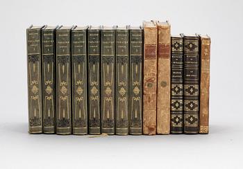 BOKPARTI, 13 delar, lyrik/drama, bla "Théatre complet de Molière", Paris tidigt 1900-tal.