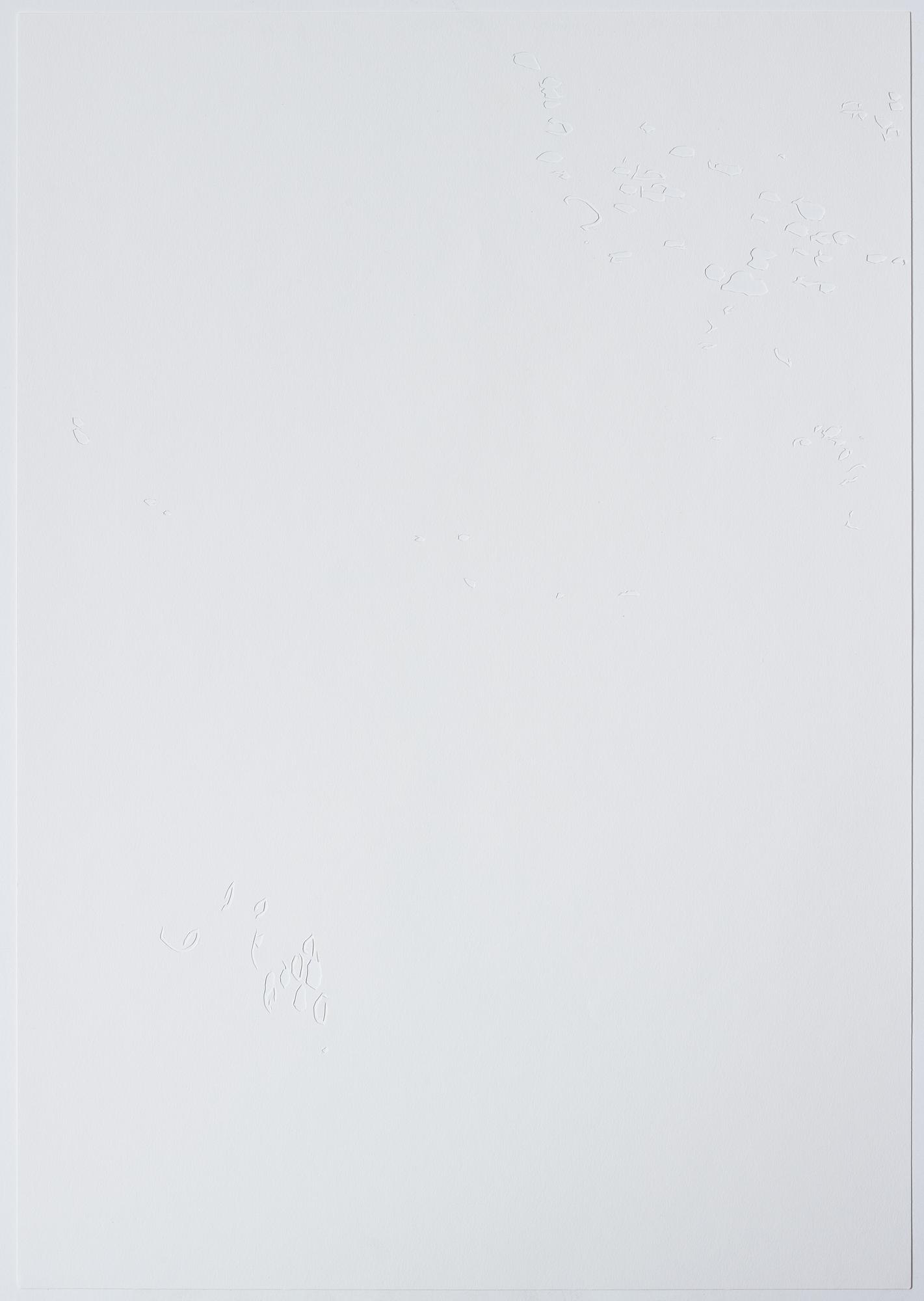 KATHARINA HINSBERG, Signed K. Hinsberg and dated 31.8.2000 RT 60 Quenado - Socorro. Perforated paper.
