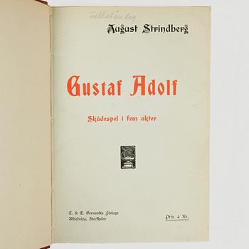 BÖCKER OM HISTORISKA DRAMER, 8 vol, bla Folkungasagan, Stockholm 1899.