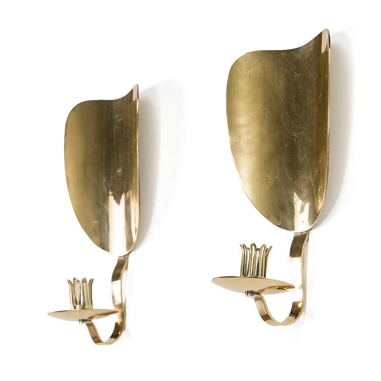 Veikko Huotari, a pair of mid-20th century wall sconces.