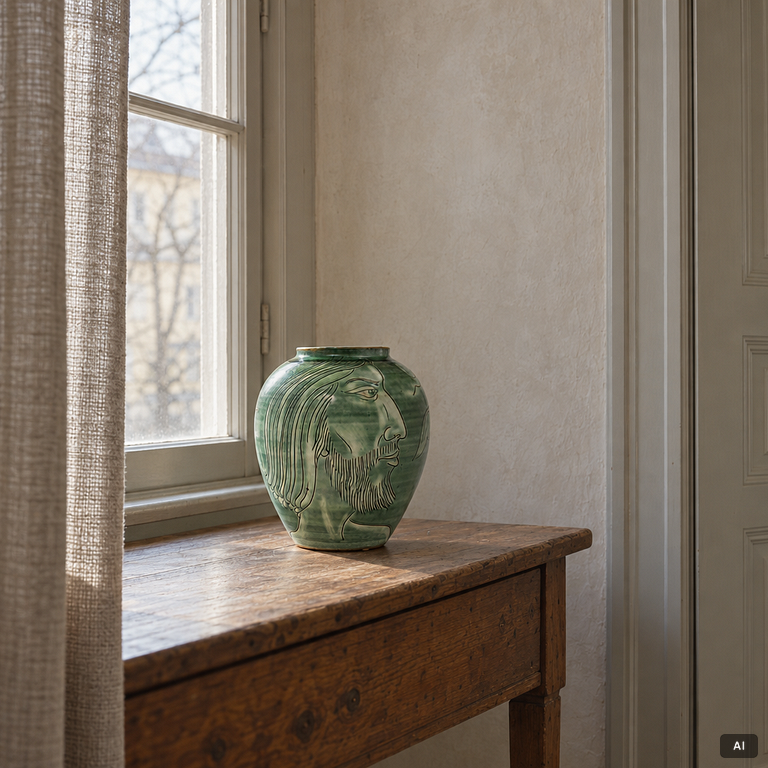 Erik Kargaard, a vase, Knabstrup, Denmark.
