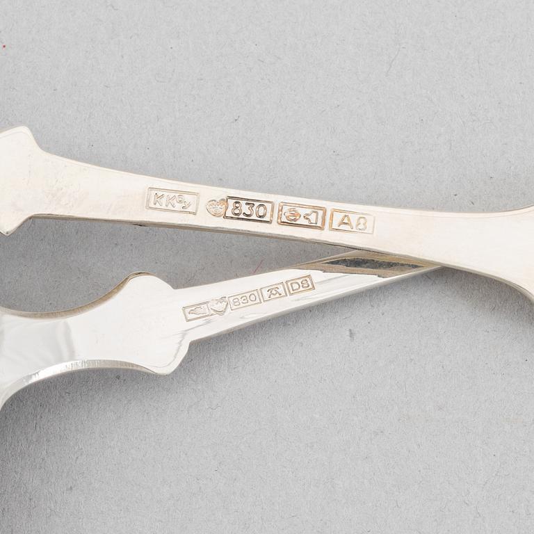 Skedar, 18 st, silver, Finland 1978-1981.
