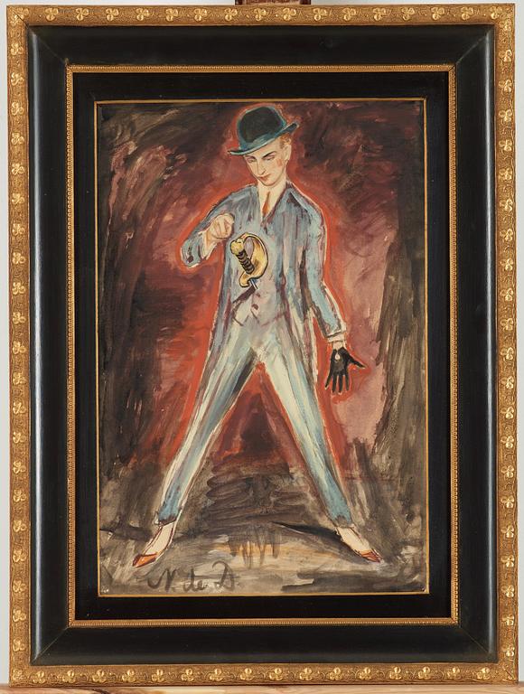 Nils von Dardel, Dandy with sword.