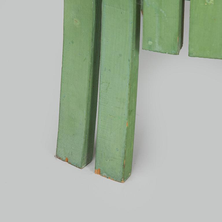 Alvar & Aino Aalto, Four early 1950s 'Aurinko' (Sun-serial) garden chairs, model 910  for O.Y. Huonekalu- ja Rakennustyötehdas A.B.