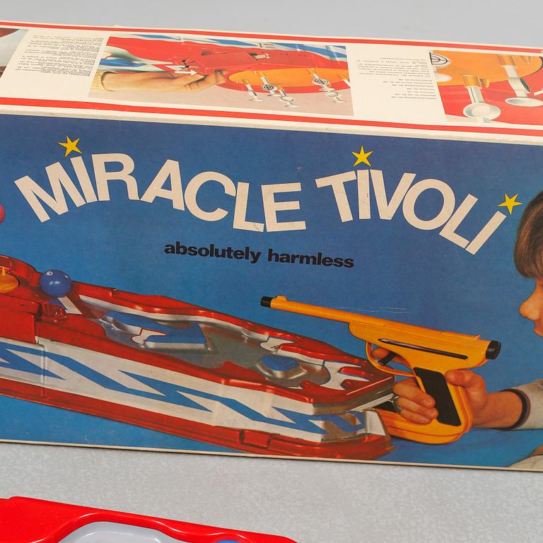 The game "Miracle Tivoli" from Technofix, 1970s.